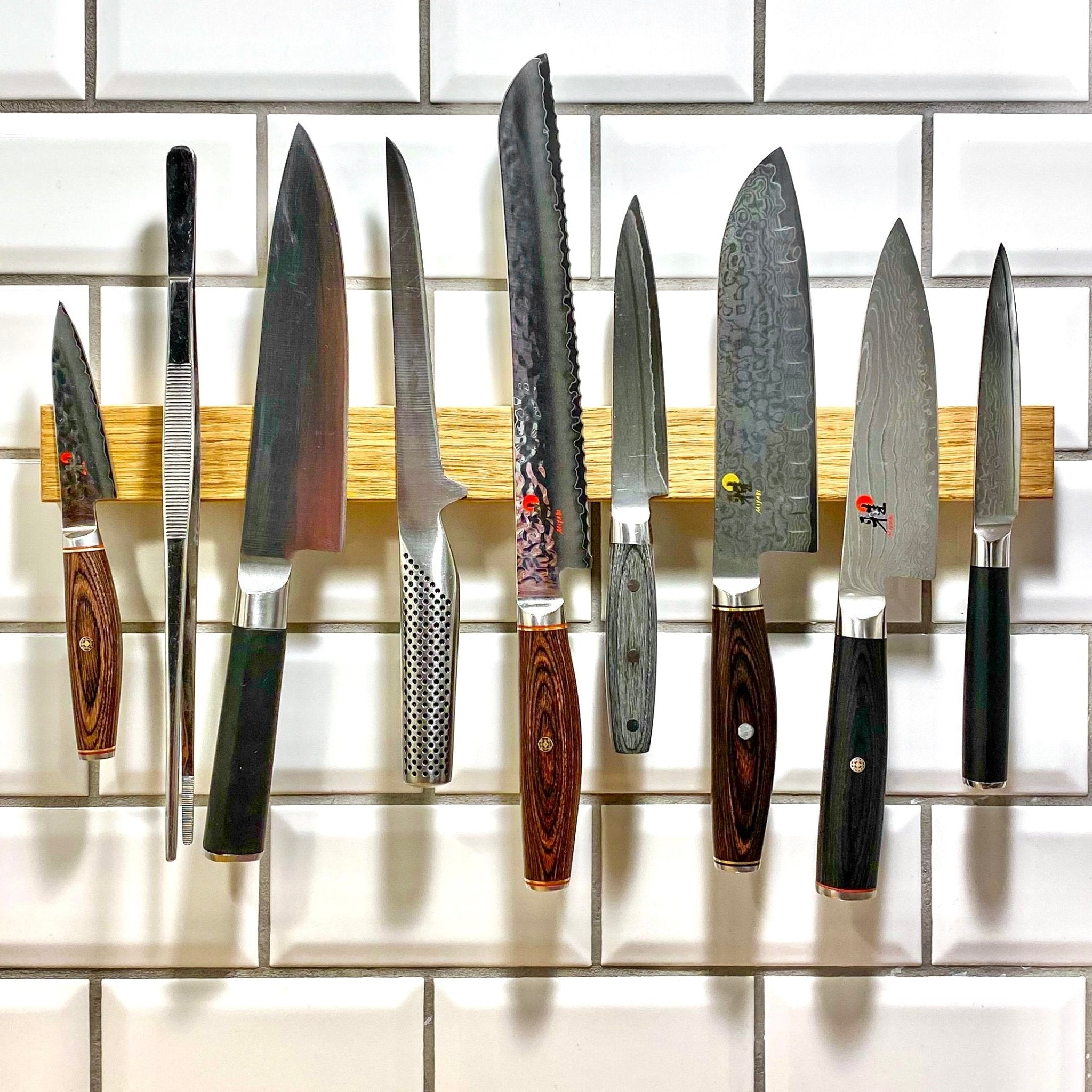 'Knifeboard std.' - knivskinne i eg, røget eg eller valnød Knivskinner By Rune-Jakobsen Design